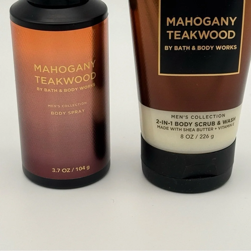 Bath & Body Works Mahogany Teakwood Body Care Gift Set NWT